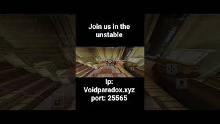 UnstableSMP Rebuild! all original builds Java/Bedrock/Cracked IP: voidparadox.xyz #shorts #minecraft