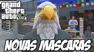 GTA V - Novas Máscaras de Animais FODAS! Novas Fumaças DLC INDEPENDÊNCIA