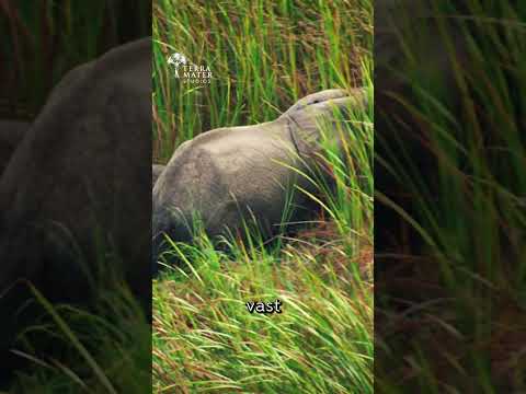 400 Elephants hide from Poachers in Secret Swamp!