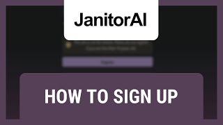 How to Sign Up to Janitor AI