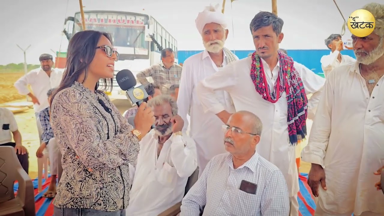 बरियाडा गांव के लोग बोले अगर रविन्द्र सिंह भाटी नहीं होते तो यह धरना चलता ही रहता...