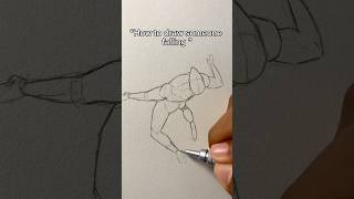 How to draw someone falling