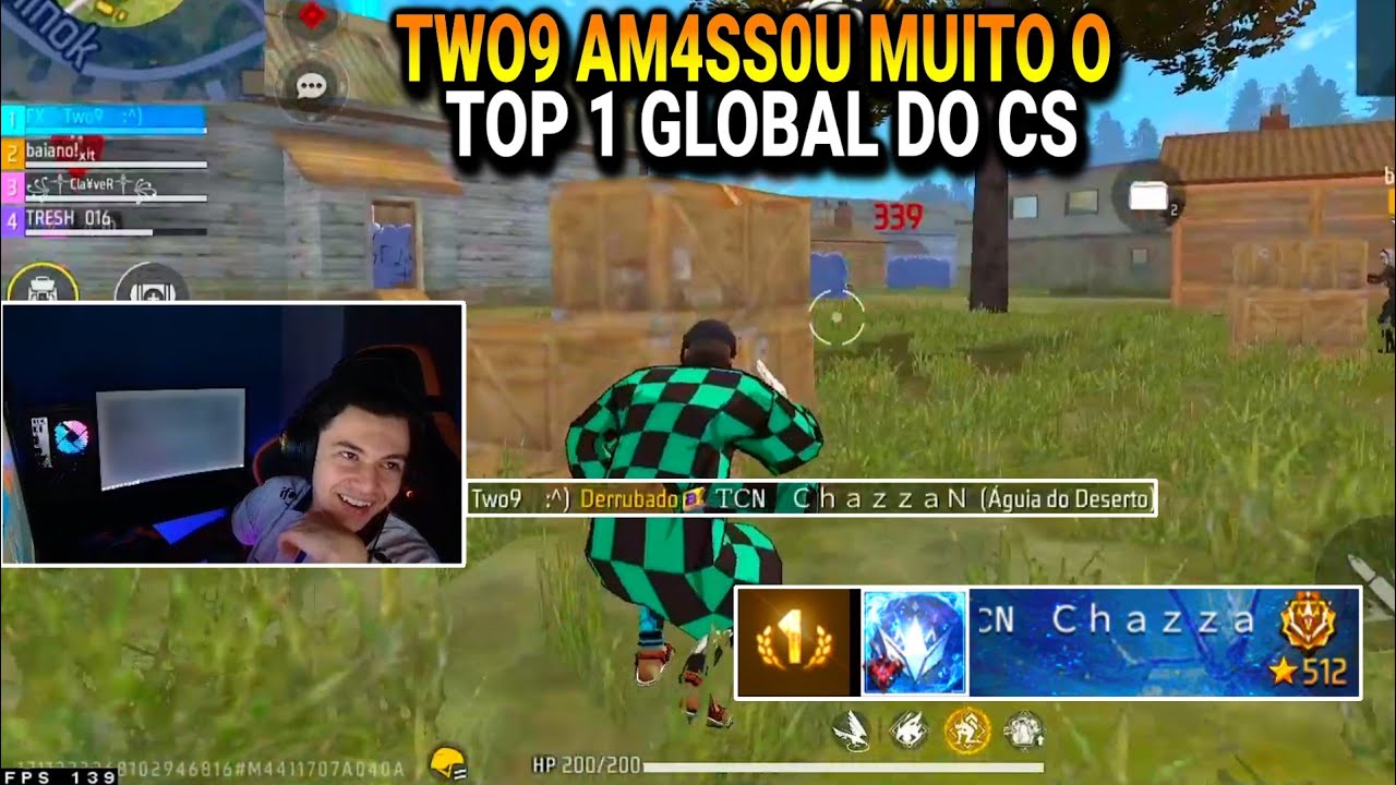 TWO9 CAIU CONTRA O ATUAL TOP 1 GLOBAL DO CS RANQUEADO!! CHAZZAN INFLUENCIADOR TOP 1 FOI FARPADO!!!