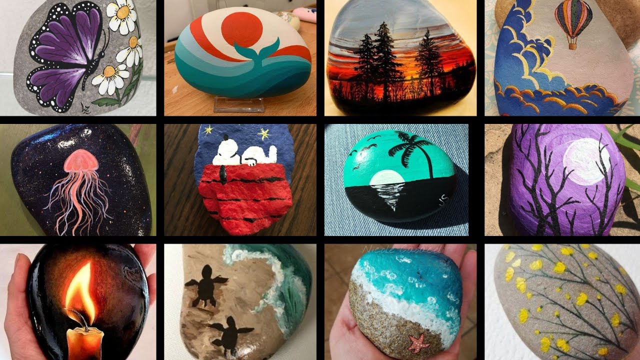Diy best easy 34 Rocks stone painting ideas for you/beautiful and ...