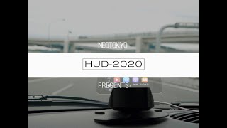 Apple CarPlay対応ヘッドアップディスプレイ NEOTOKYO HUD-2020