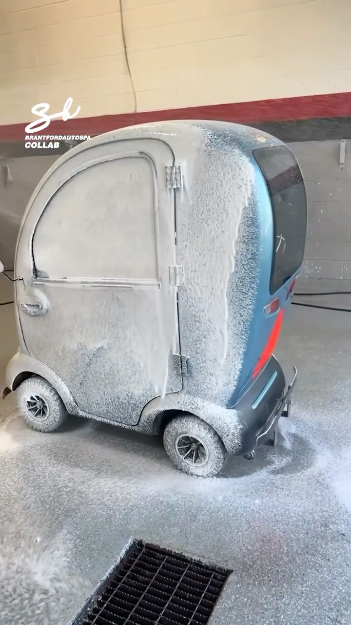 Just taking my mobility scooter to the garage...? #funny #vehicles #garage