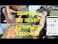Complete guitar lesson shape of my heart how to play dominic miller  sting with tab chords part one
