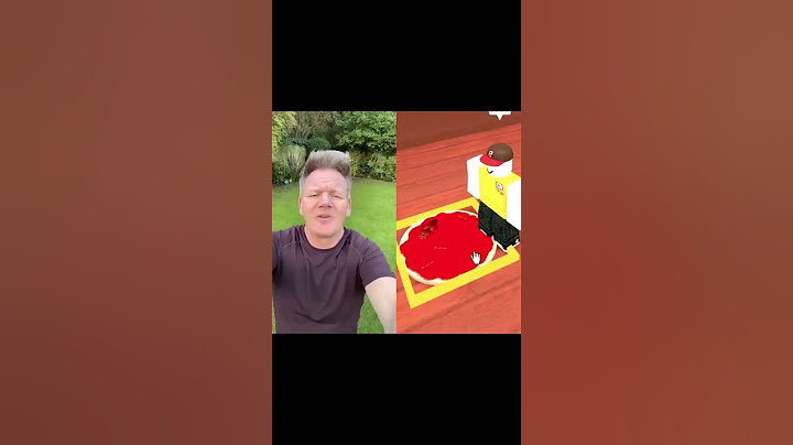 Gordon Ramsay reacts to me making pizza in Roblox