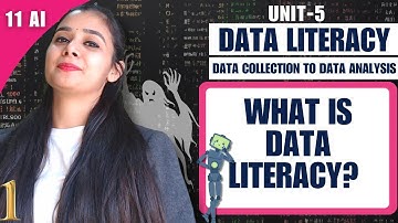 What is Data Literacy? Class 11 AI (843) | UNIT 5: Data Literacy – Data Collection to Data Analysis