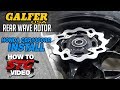 How To Install Galfer Rear Wave Brake Rotor from SportbikeTrackGear.com