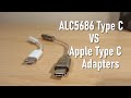 Hi-Dac ALC5686 and Apple Type C Adapter Comparison