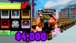 I spent $4,000 Robux On this Accessories And Became Insanely Op! -Anime Revolution Simulator