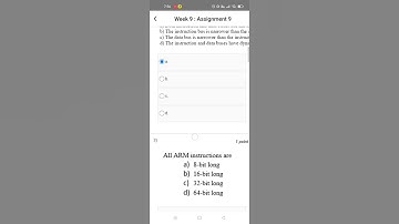 Microprocessors And Microcontrollers week 9 key NPTEL 2025