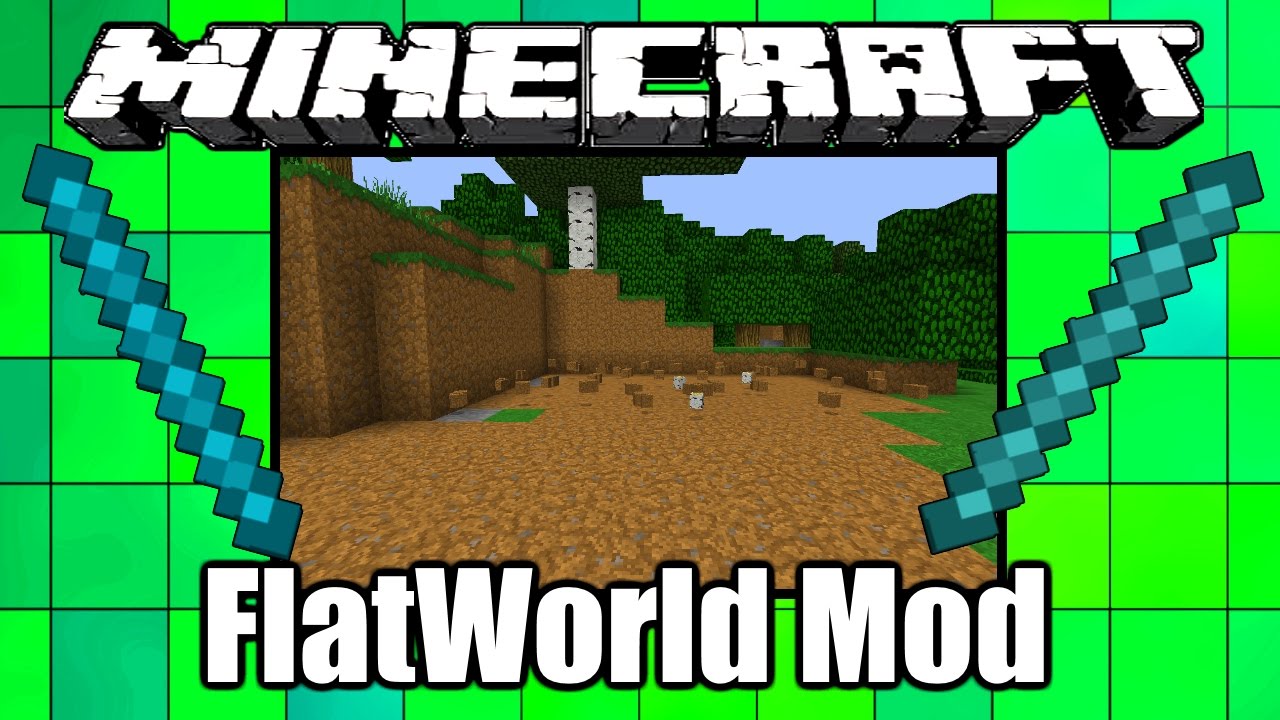 Minecraft Mods Flatworld Mod 1 10 2 Youtube