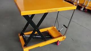Factory price manual hydraulic hand lift trolley for lifting heavy things