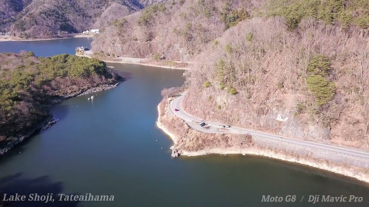 [4K] Lake Shoji and Tateaihama, Monday, December 20, 2021 DJI Mavic Pro