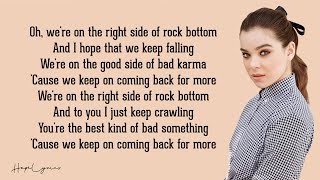 Hailee Steinfeld - Rock Bottom (Lyrics)