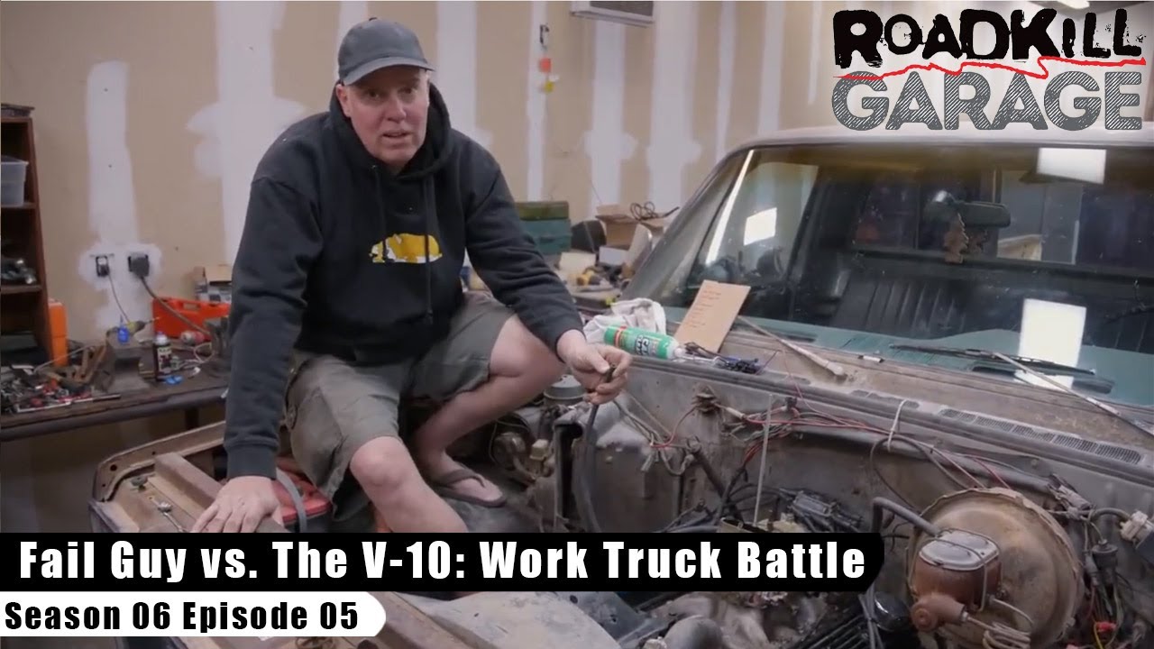 Fail Guy vs. The V-10: Work Truck Battle - Roadkill Garage S06E05