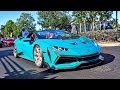 Supercars arriving  lamborghini aventador svj porsche 918 carrera gt  supercar saturdays florida