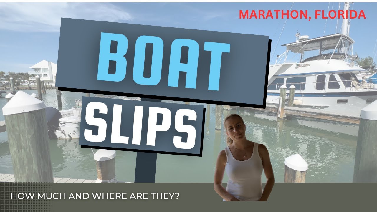 Boat Slips for sale in the Florida Keys YouTube