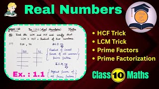 🎯 HCF and LCM by Prime Factorization Explained | Class 10 Maths Chapter 1 Exercise 1.1 Q2