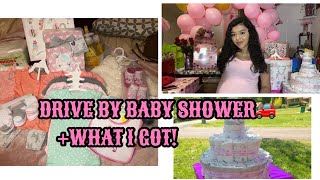 SURPRISE DRIVE BY BABY SHOWER 🤰🏽+ WHAT I GOT 💓\/\/17 \& pregnant