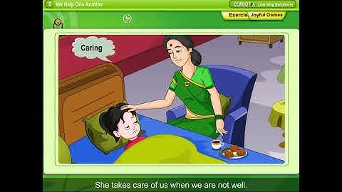 Class - 1 (EVS) Ch-5 (We Help One Another) Reading