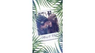 Tropical Wedding Invitation screenshot 4