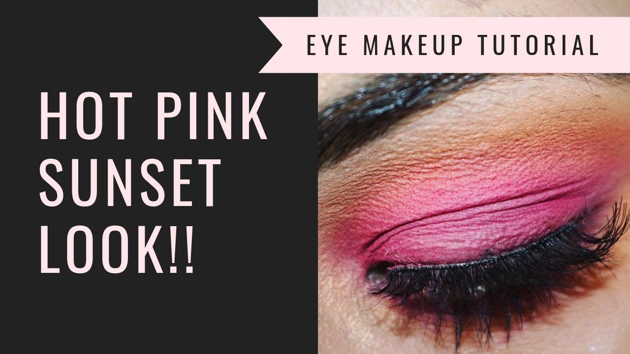 Hot Pink Sunset Look!!