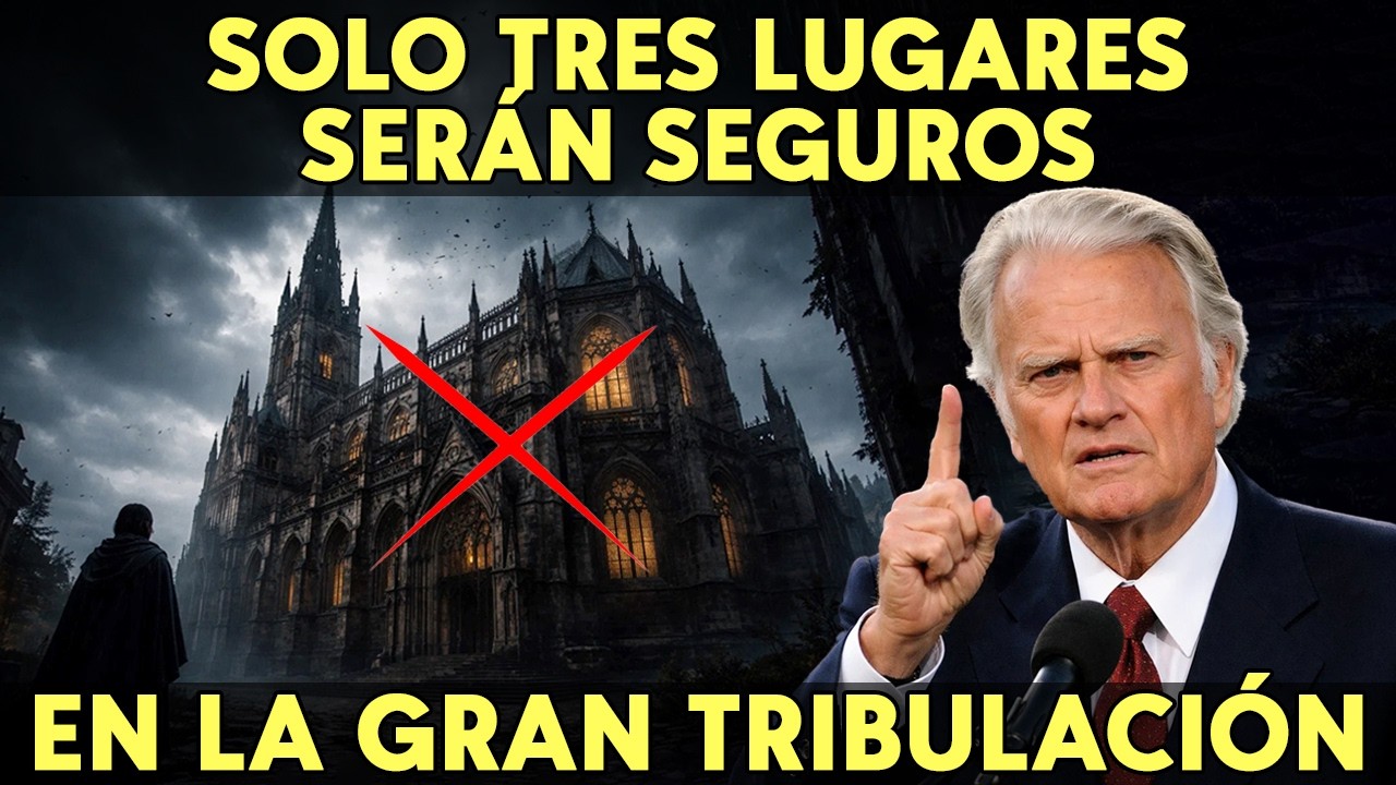 ¡Solo 3 LUGARES estarán Seguros en la Tribulación! Profecías reveladas... | Billy Graham