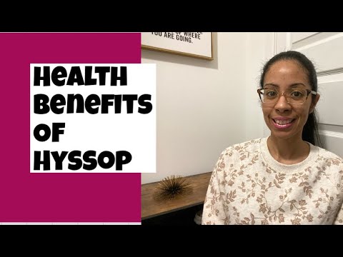 Hyssop के स्वास्थ्य लाभ