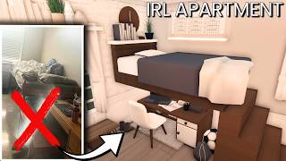 Renovating My SUBSCRIBER'S IRL DORM APARTMENT in Bloxburg! Build