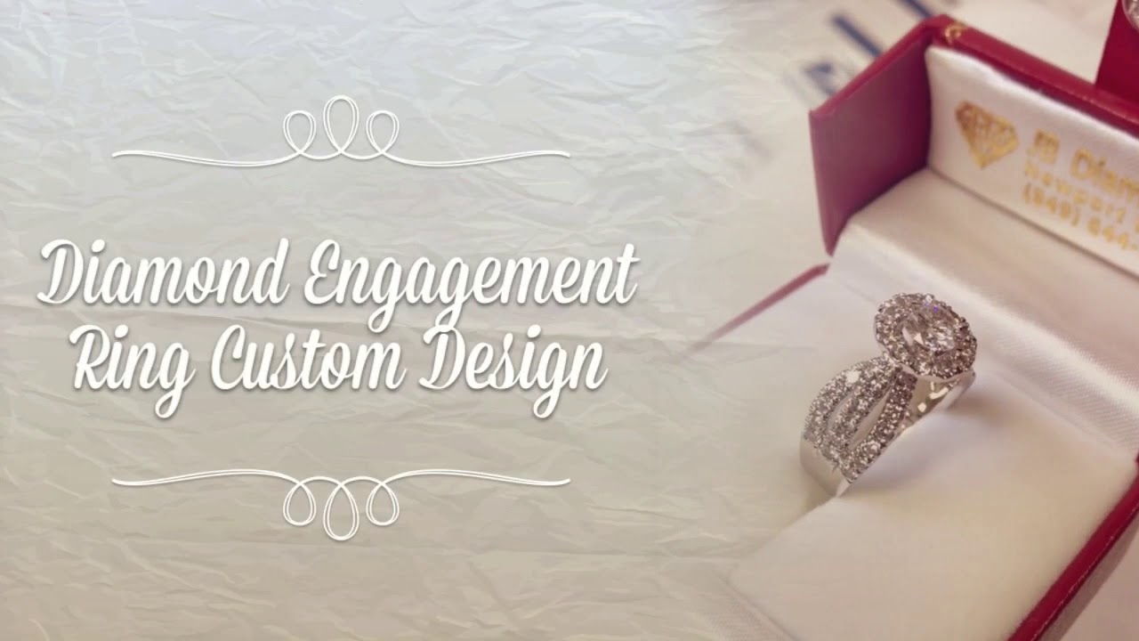Custom Design Engagement Ring | Onsite CAD, 3D Printer & Manufacturing | JB Diamonds | Newport Beach