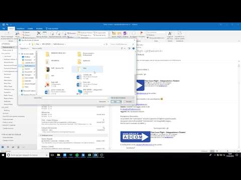 Video: Come Esportare La Posta Di Outlook