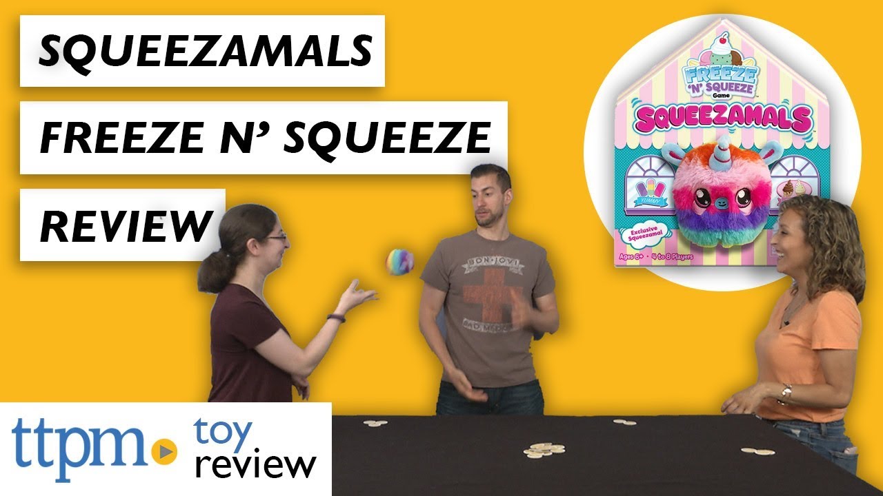 Squeezamals Freeze 'N' Squeeze Game Review from Big G Creative