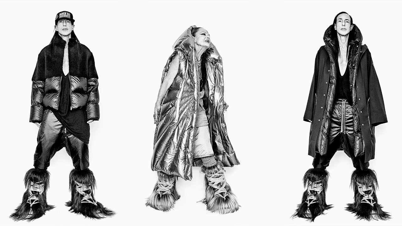 The Unorthodox Rick Owens Collaboration With Moncler - YouTube