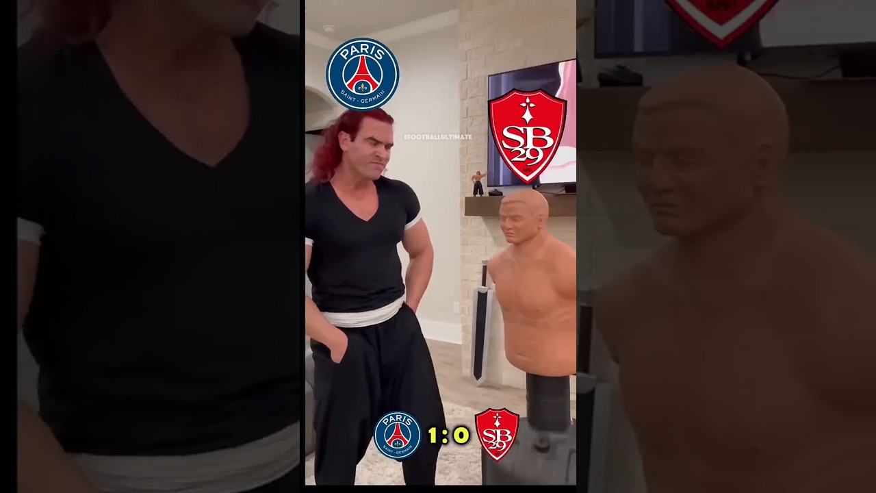 Psg crazy win vs Brestois 🔥