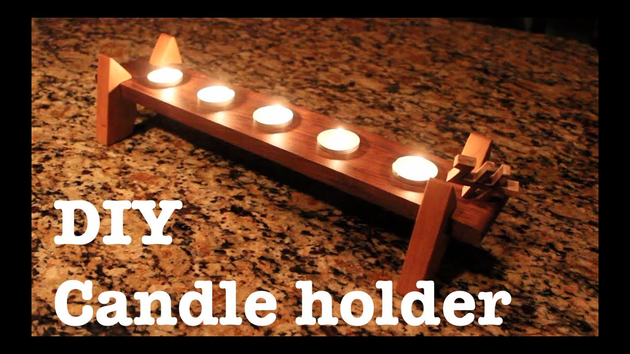 Simple DIY candle holder YouTube