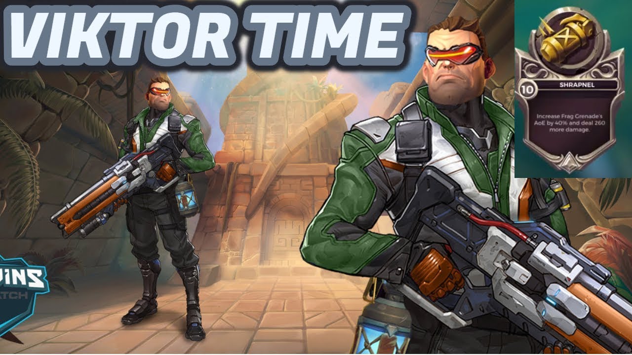 Viktor 1 trick? (Paladins Competitive match)