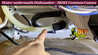 Water leaking under Dishwasher  Most common causes