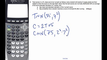 IB Math HL - 15.04.0 Linear Combinations of Normal Variables (Stats Option)