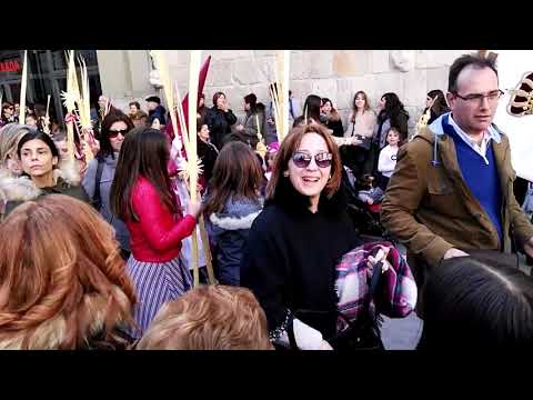 Procesión de la Real Cofradía de Jesús en su Entrada Triunfal en Jerusalén