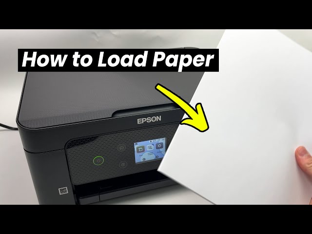 Epson XP-4200 & 4100 Printer : How to Load Paper 