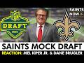 🚨Saints Mock Draft REACTION🚨 Mel Kiper Jr. &amp; Dane Brugler 2026 NFL Mock Draft Roundup