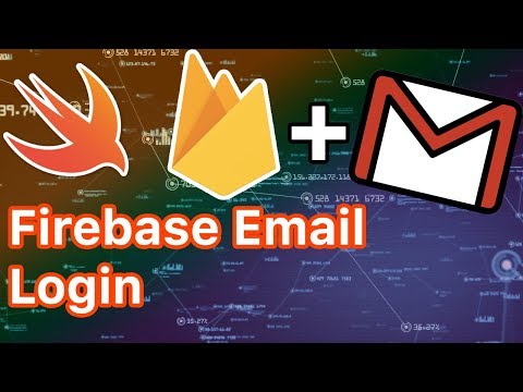 Swift Firebase Email Login Signup Tutorial