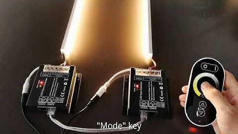 HX-SZ600-CCT  CCT Wired-sync Control led controller Demo Video