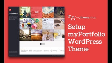 myPortfolio WordPress Theme Setup Tutorial