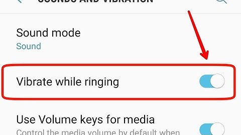 Vibration While Ringing Settings in Samsung Galaxy j7 Prime