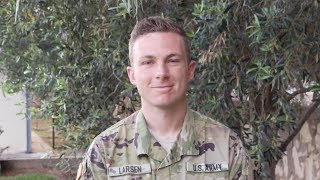 Sgt. Mitch Larsen speaks both Arabic and French in Morocco