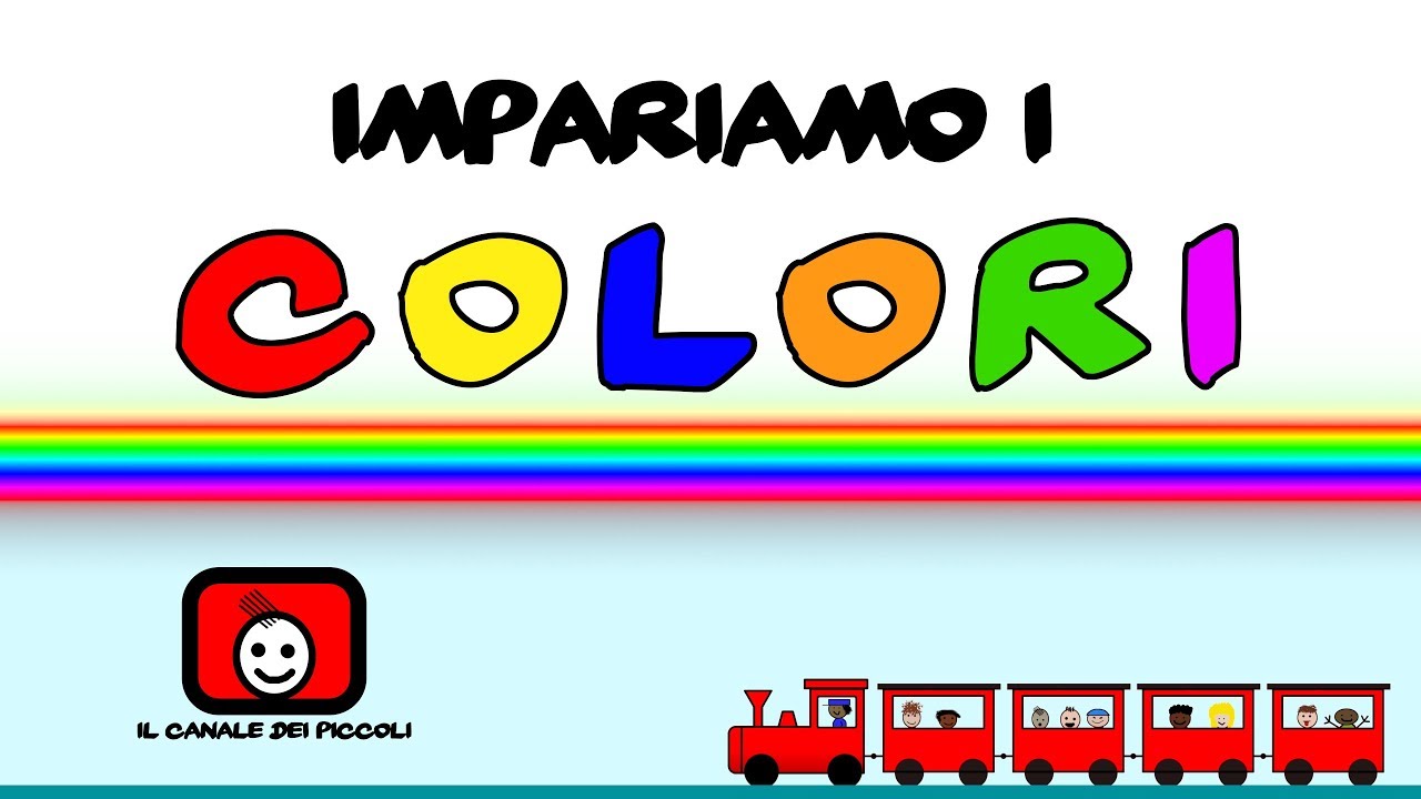 Imparare I Colori Trenino Italiano Inglese Per Bambini